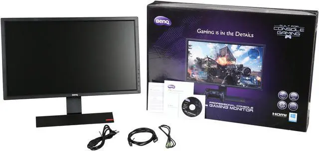 Alt view image 8 of 8 - BenQ RL2755HM Black 27" 1ms (GTG) Dual HDMI Widescreen MLG UMG LCD/LED Gaming Monitor, 300 cd/m2 DCR 12,000,000:1 (1000:1), Built-in Speakers, Black eQualizer, RevolutionEyes Technology, D-Sub DVI HDM