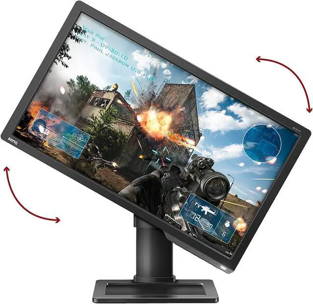 Alt view image 5 of 6 - BenQ ZOWIE XL Series XL2411P Dark Gray 24" 144Hz Full HD 1920 x 1080 1ms (GTG) DVI HDMI DisplayPort eSports Gaming Monitor, Height Adjustable Stand