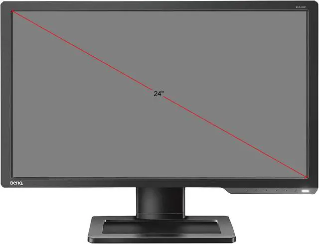 Alt view image 7 of 6 - BenQ ZOWIE XL Series XL2411P Dark Gray 24" 144Hz Full HD 1920 x 1080 1ms (GTG) DVI HDMI DisplayPort eSports Gaming Monitor, Height Adjustable Stand