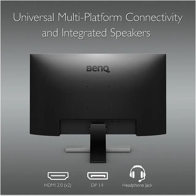 Alt view image 5 of 15 - BenQ EL2870U 28" (Actual size 27.9") 3840 x 2160 4K Resolution 1ms 2x HDMI DisplayPort AMD FreeSync Built-in Speakers Flicker-Free Low Blue Light HDCP Support LED Backlit Gaming Monitor