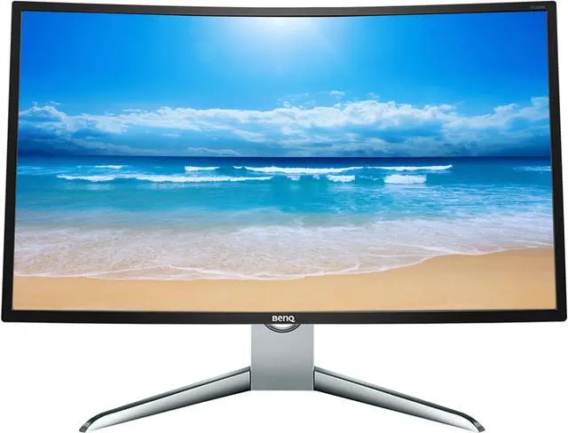 Alt view image 2 of 9 - BenQ EX3200R 32" 1800R Curved VA Gaming Monitor, 1920 x 1080, 4 ms (GTG), 144Hz, AMD FreeSync, 20M:1 DCR, Super Resolution, VESA Ready