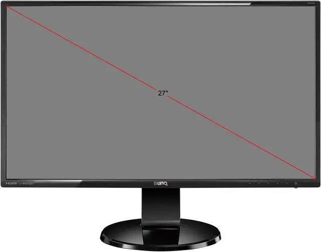 Alt view image 4 of 4 - BenQ GW2760HL 27" VA 4ms(GTG) LCD Monitor, 20M:1 DCR, Built-in Speakers, VESA Mountable, Slim Bezel