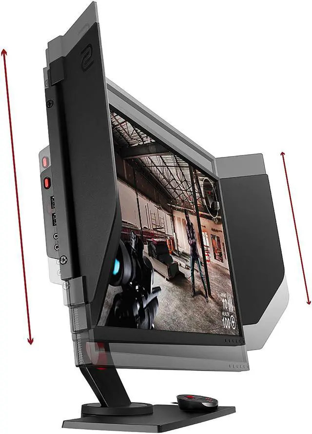 Alt view image 9 of 11 - BenQ ZOWIE XL2546 25" (Actaul size 24.5") 1080p 1ms(GTG) 240Hz eSports Gaming Monitor, DyAc, S-Switch, Shield, Black eQualizer, Color Vibrance, Height Adjustable, VESA Ready