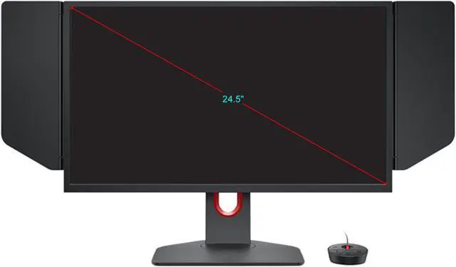 Alt view image 5 of 10 - BenQ XL2546K eSports 1920 x 1080 24.5" 240Hz 0.5ms HDMI DisplayPort1.2 Flicker-free Low Blue Light ZOWIE LED Black eQualizer Color Vibrance DyAc+ S-Switch Shield Height Adjust Gaming Monitor