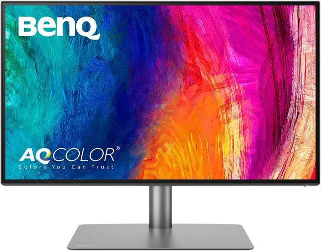 Main image of BenQ PD2725U 27" 4K UHD Thunderbolt 3 Monitor | HDR | Mac-Ready | 100% sRGB and 95% P3 ¦Hotkey Puck¦DualView¦Ergonomic| AQCOLOR and Eye-Care tech , Black