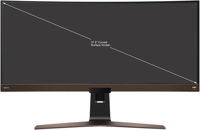 Alt view image 2 of 12 - BenQ EW3880R 37.5" 3840 x 1600 21:9 IPS HDR10 HDMI DisplayPort USB-C VESA Tilt Swivel Height Adjust Built-In Speakers LED Backlight Curved Monitor