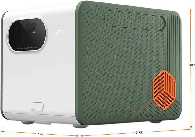 Alt view image 2 of 5 - BenQ GS50 1080p Wireless Outdoor Projector,  Extra Bass Bluetooth Speaker | IPX2 Splash & Drop Resistant | WiFi | Android TV | Chromecast & AirPlay | Auto Focus | 2D Keystone | HDMI | USB-C