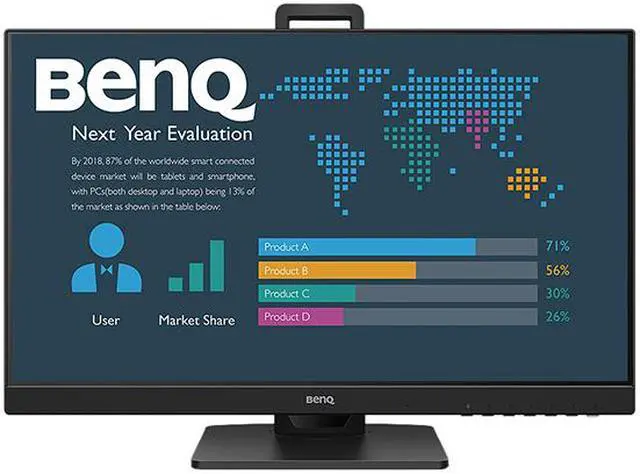 Alt view image 7 of 11 - BenQ 27" 75 Hz IPS FHD IPS Frameless Business Monitor 5 ms Flat Panel BL2785TC