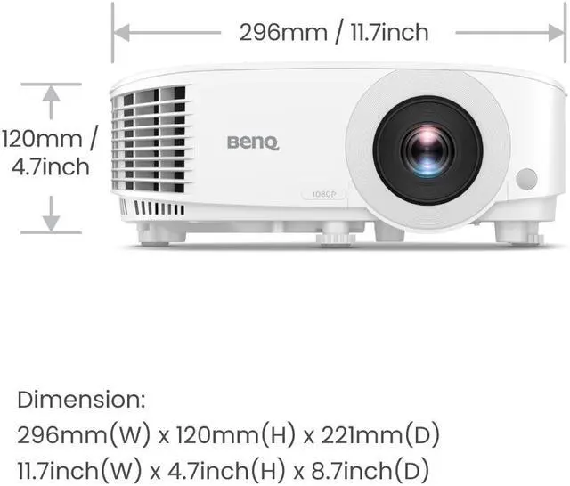 Alt view image 8 of 10 - BenQ TH575 1080p DLP Gaming Projector, 3800 Lumens, Game Modes, Low Latency, 16:9 - Ceiling Mountable, 10000 Hour Economy Mode