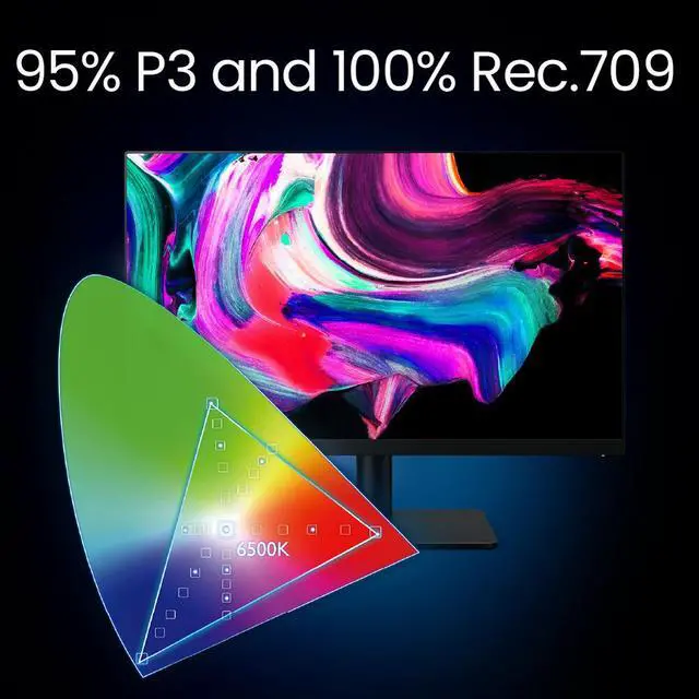 Alt view image 13 of 13 - BenQ PD2706UA Ergo Arm 27" 4K UHD | 99% Rec.709 & sRGB, 95% P3 | IPS | Built-in Ergo Mount | ICCSync | Uniformity | Delta E=3 | Calibration Report | AQCOLOR | Pantone | USB-Hub | USB-C (90W)