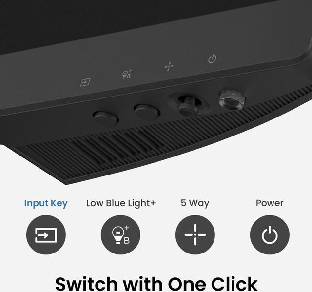 Alt view image 8 of 13 - BenQ GW2790 Computer Monitor 27" FHD 1920x1080p | IPS | 100 hz | Eye-Care Tech | Low Blue Light | Anti-Glare | Adaptive Brightness | Tilt Screen | Built-in Speakers | DisplayPort | HDMI x2