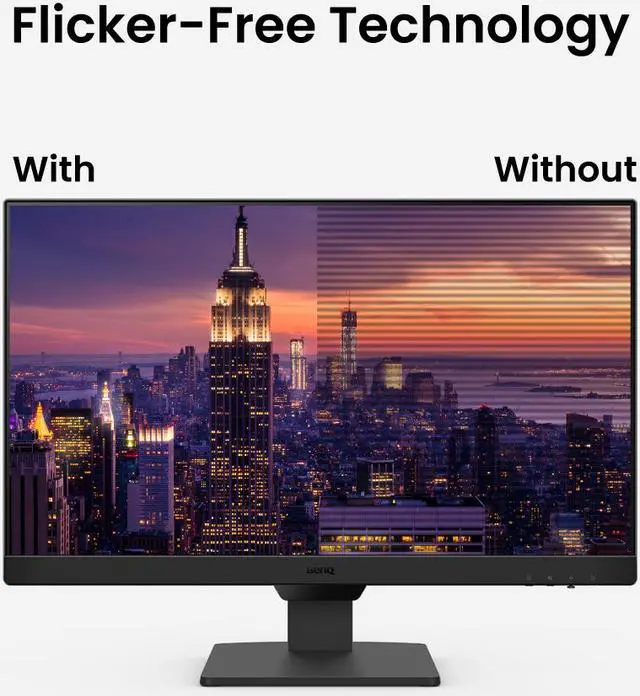 Alt view image 15 of 16 - BenQ GW2490 Computer Monitor 24" FHD 1920x1080p | IPS | 100 Hz | Eye-Care Tech | Low Blue Light | Anti-Glare | Adaptive Brightness | Tilt Screen | Built-in Speakers | DisplayPort | HDMI X 2