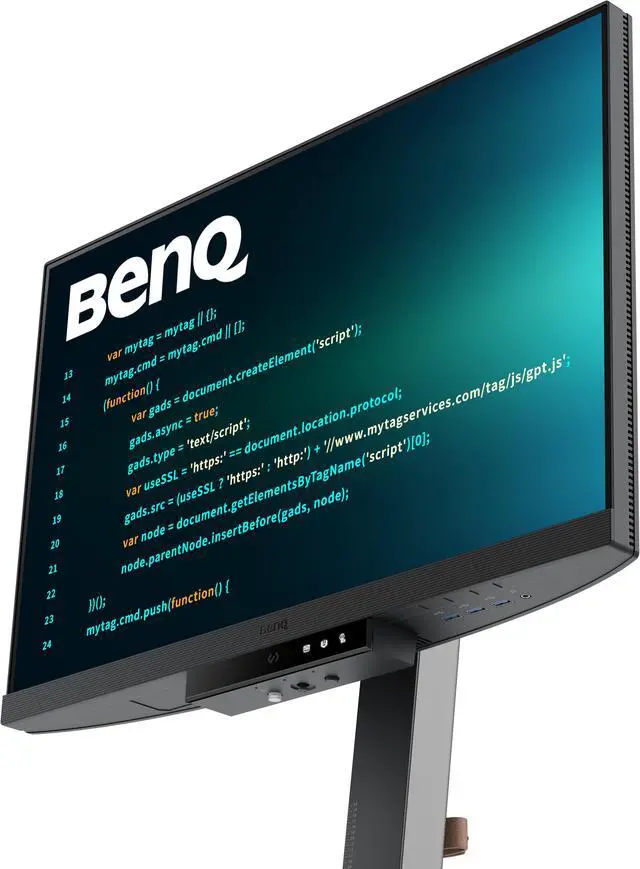 Alt view image 3 of 11 - BenQ RD240Q 24.1” WQXGA Programming Monitor, 90W USB Type-C, Advanced Coding Modes, Coding HotKey, Ergonomic Design, 16:10 Special Ratio, Circadian Mode, Eye-Care Technology, Eco-Friendly Design