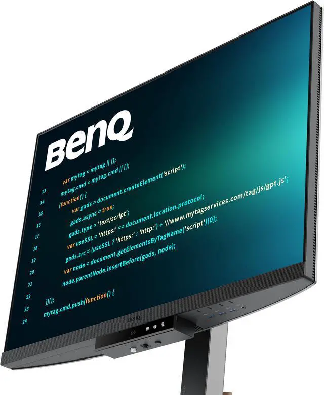 Alt view image 6 of 10 - BenQ RD280U 28.2” 4K 3840x2560 Programming Monitor Backlight, 90W USB-C, Fine-Coated Panel, Advanced Coding Modes, Coding HotKey, Ergonomic Design, Eye-Care Tech, Eco-Friendly Design