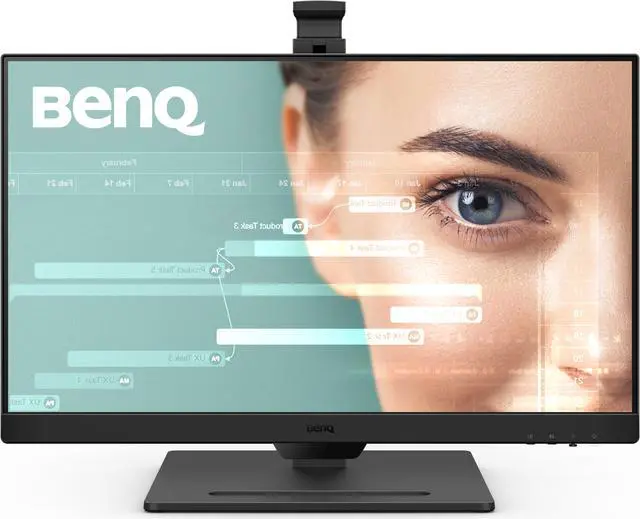 Alt view image 2 of 9 - BenQ GW2490T Computer Monitor 24" 100Hz FHD 1920x1080p | IPS | Eye-Care Tech | Low Blue Light | Anti-Glare | Adaptive Brightness | Height and Tilt Adjustable | Built-in Speakers | DisplayPort | HDMI
