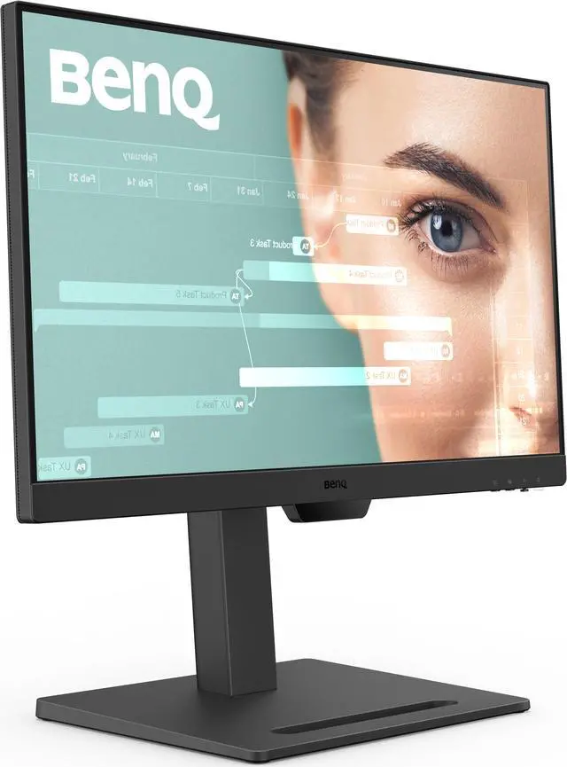 Alt view image 3 of 9 - BenQ GW2490T Computer Monitor 24" 100Hz FHD 1920x1080p | IPS | Eye-Care Tech | Low Blue Light | Anti-Glare | Adaptive Brightness | Height and Tilt Adjustable | Built-in Speakers | DisplayPort | HDMI