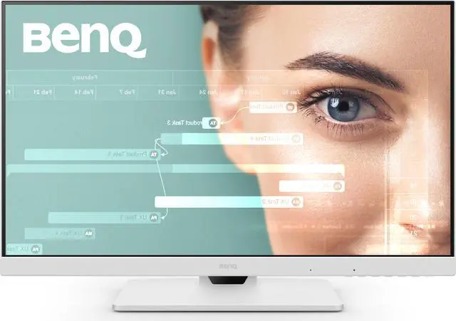 Alt view image 4 of 9 - BenQ GW2786TC Office USB hub Monitor 27" 1080p | Coding Mode | IPS | Eye-Care Tech | Adaptive Brightness | Height Adjustable | White Monitor | Noice-Cancelling Mic | Daisy Chain | USB-C