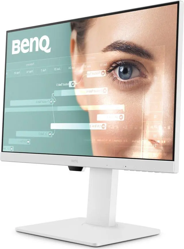 Alt view image 3 of 9 - BenQ GW2786TC Office USB hub Monitor 27" 1080p | Coding Mode | IPS | Eye-Care Tech | Adaptive Brightness | Height Adjustable | White Monitor | Noice-Cancelling Mic | Daisy Chain | USB-C