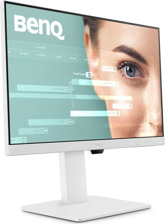 Alt view image 2 of 9 - BenQ GW2786TC Office USB hub Monitor 27" 1080p | Coding Mode | IPS | Eye-Care Tech | Adaptive Brightness | Height Adjustable | White Monitor | Noice-Cancelling Mic | Daisy Chain | USB-C
