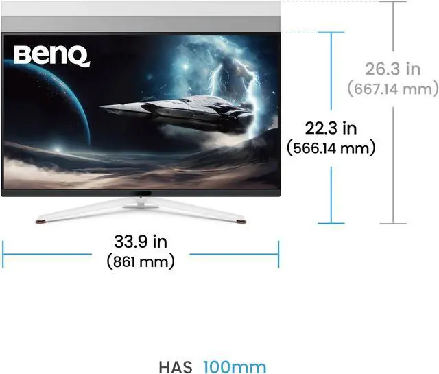 Alt view image 12 of 13 - BenQ MOBIUZ EX381U 38” 4K eARC 144Hz 1ms DP 1.4 HDMI 2.1 90W USB-C Gaming Monitor, 98% P3, DisplayHDR 600, Freesync Premium Pro, KVM, Pixsoul Engine, Remote Controller