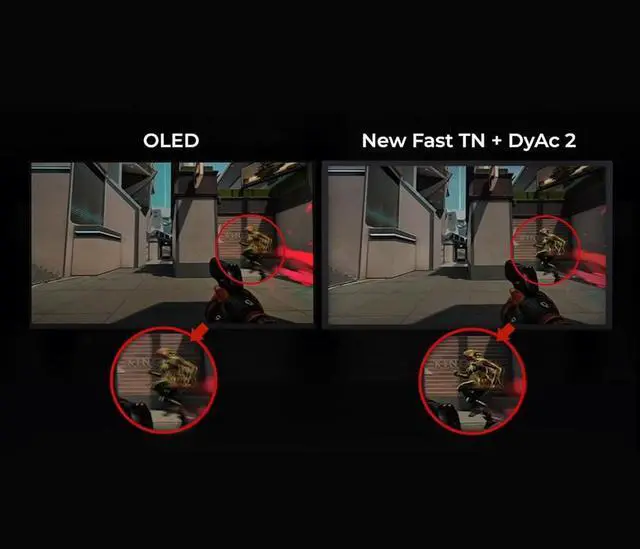 Alt view image 9 of 9 - BenQ Zowie XL2566X+ | 24.1 | Fast TN 400Hz Gaming Monitor for Esports | Motion Clarity DyAc2 | 1080p | XL Setting to Share | Shielding Hood | New Industrial Grade Ball Bearing Height Adjustment