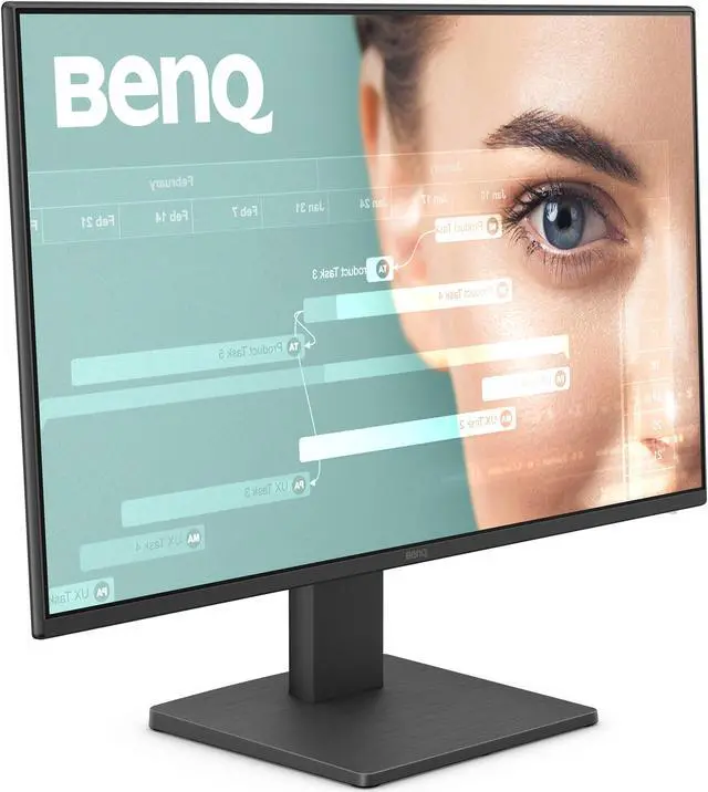 Alt view image 2 of 7 - BenQ GW2491 23.8” 1080p FHD 100Hz IPS Eye-Care Monitor, HDMI, DisplayPort, 1080x1920, Ultra Slim Bezel, TUV-Certified, Flicker-Free, Low Blue Light Plus, Eye-CareU