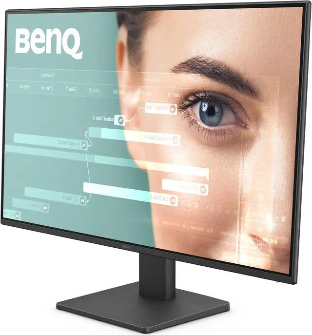 Alt view image 3 of 7 - BenQ GW2791 27” 1080p FHD 100Hz IPS Eye-Care Monitor, HDMI, DisplayPort, 1080x1920, Ultra Slim Bezel, TUV-Certified, Flicker-Free, Low Blue Light Plus, Eye-CareU