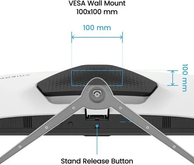 Alt view image 11 of 11 - BenQ MOBIUZ EX271 27” FHD 180Hz Refresh Rate 1ms GTG, AMD FreeSync DP 1.2 HDMI 2.0 USB Hub Gaming Monitor 95% P3 AMD FreeSync AI Game Color Mode Game Color Database 2.5W Built-in Speakers