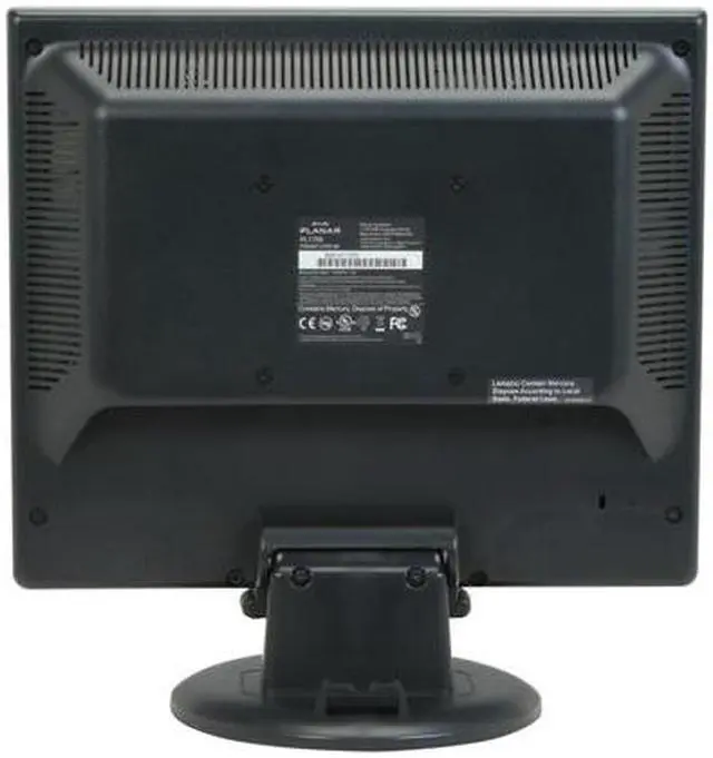 Alt view image 6 of 13 - PLANAR 17" Active Matrix, TFT LCD SXGA LCD Monitor 5 ms D-Sub 997-2795-00 PL1700-BK