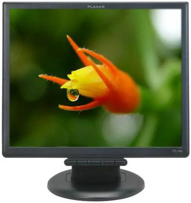 Alt view image 2 of 13 - PLANAR 17" Active Matrix, TFT LCD SXGA LCD Monitor 5 ms D-Sub 997-2795-00 PL1700-BK