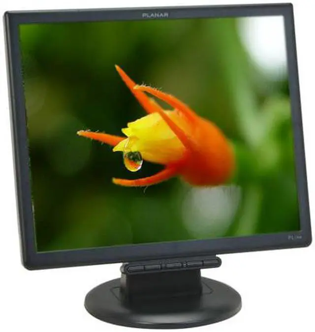 Alt view image 3 of 13 - PLANAR 17" Active Matrix, TFT LCD SXGA LCD Monitor 5 ms D-Sub 997-2795-00 PL1700-BK