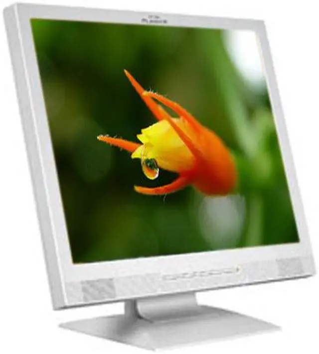 Alt view image 3 of 9 - PLANAR PL1700M White 17" 8ms   LCD Monitor 300 cd/m2 700:1 Built-in Speakers