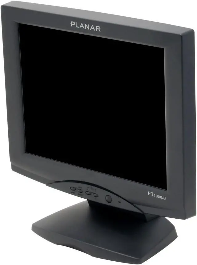 Alt view image 3 of 9 - PLANAR PT1500MU Black 15" USB 3M 5-wire Resistive touchscreen Touch Screen LCD Monitor 350 cd/m2 400:1 Built in Speakers 0.297mm Pixel Pitch