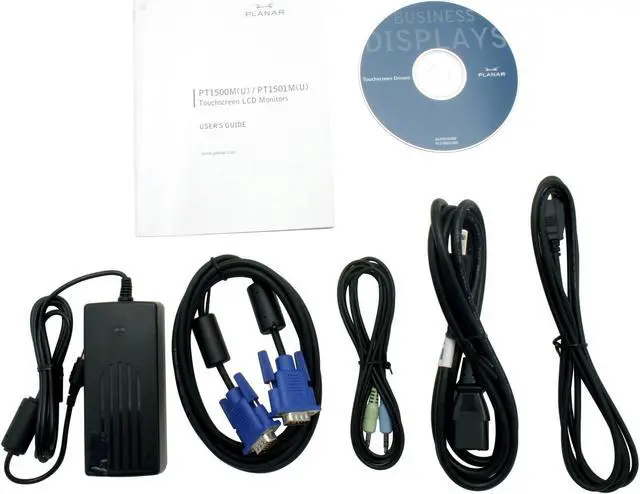 Alt view image 7 of 9 - PLANAR PT1500MU Black 15" USB 3M 5-wire Resistive touchscreen Touch Screen LCD Monitor 350 cd/m2 400:1 Built in Speakers 0.297mm Pixel Pitch