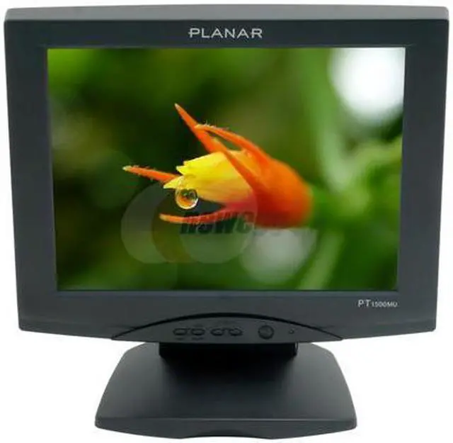 Main image of PLANAR PT1500MU Black 15" USB 3M 5-wire Resistive touchscreen Touch Screen LCD Monitor 350 cd/m2 400:1 Built in Speakers 0.297mm Pixel Pitch