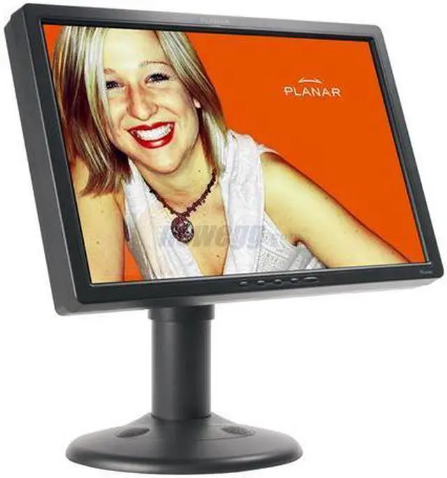 Alt view image 4 of 4 - PLANAR 23.1" Active Matrix, TFT LCD WUXGA LCD Monitor 8 ms(GTG) Analog VGA D sub 15-pin video display, DVI 24-pin connector, S-Video, Composite video, Audio, USB Hub PX2320MW