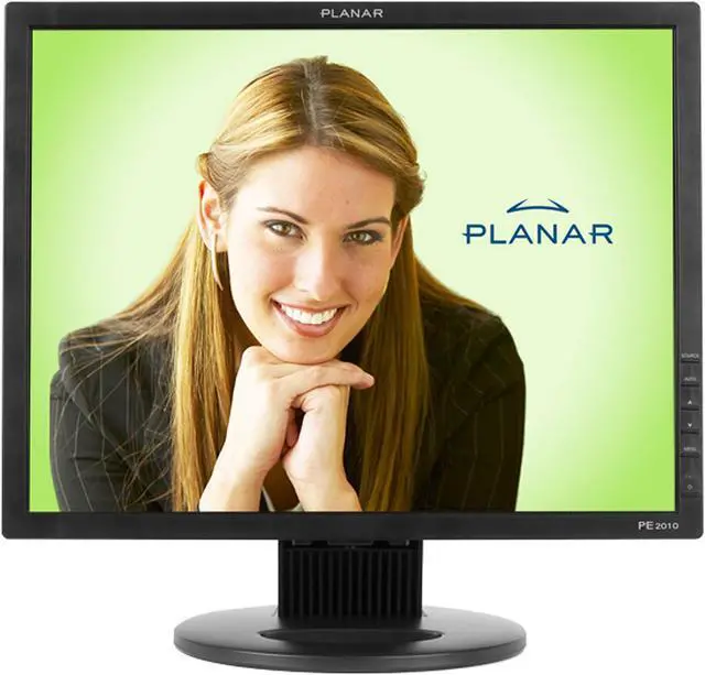 Main image of PLANAR 20.1" Active Matrix, TFT LCD SXGA+ LCD Monitor 5 ms D-Sub, DVI-D PE2010-BK