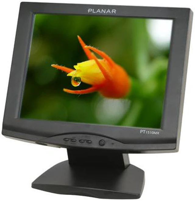 Main image of PLANAR PT1510MX Black 15" Dual serial/USB 5-wire Resistive Touchscreen LCD Monitor 250 cd/m2 450:1 Built-in Speakers