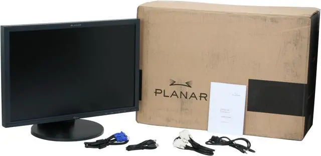 Alt view image 11 of 11 - PLANAR PX2611W Black 26" 5ms (GTG) Widescreen LCD Monitor w/ Height & Swivel Adjustments 500 cd/m2 1000:1 w/ 4 USB 2.0 Hub
