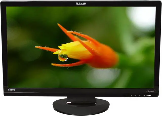 Alt view image 2 of 7 - PLANAR  PX2710MW  Black  27"  2ms Full HD HDMI WideScreen LCD Monitor w/Speakers 300 cd/m2  1200:1