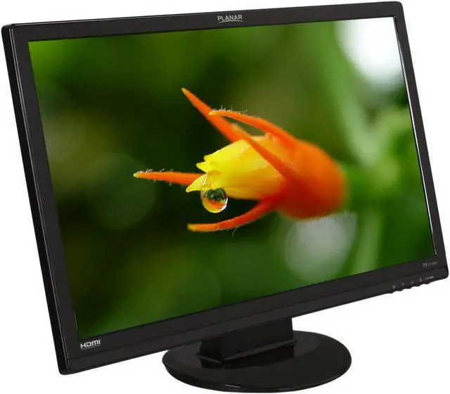 Alt view image 3 of 7 - PLANAR  PX2710MW  Black  27"  2ms Full HD HDMI WideScreen LCD Monitor w/Speakers 300 cd/m2  1200:1