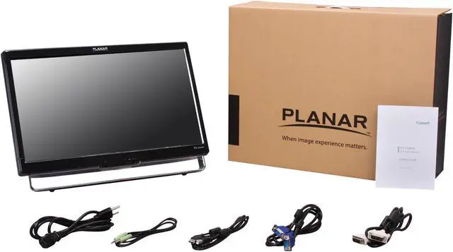 Alt view image 8 of 8 - PLANAR PX2230MW(997-5983-00) 21.5" USB Optical Optical FHD WideScreen Multi-Touch LCD Monitor 300 cd/m2 1000:1 Built-in Speakers