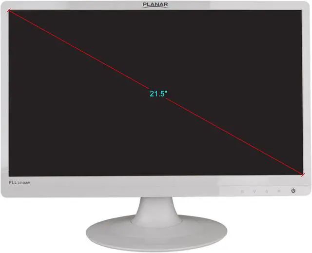 Alt view image 2 of 2 - PLANAR PLL2210MW (997-6404-00) 22" (Actual size 21.5") 1920 x 1080 60 Hz D-Sub, DVI-D Built-in Speakers LED-Backlit LCD Monitor