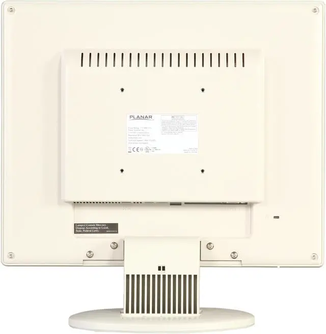 Alt view image 5 of 8 - PLANAR PL1900 White 19" 5ms LCD Monitor 250 cd/m2 1000:1