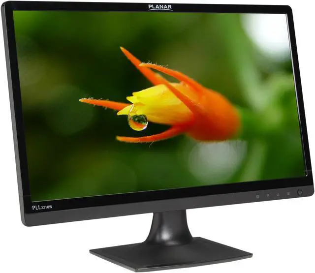 Alt view image 3 of 8 - Planar PLL2210W 21.5" Full HD 1920x1080 60Hz 5ms DVI-D VGA Edge-Lit LED LCD Monitor