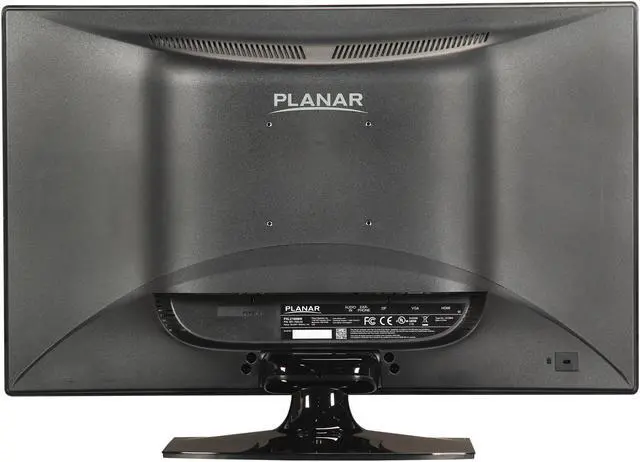Alt view image 5 of 8 - PLANAR PXL2760MW Black 27" 3.4ms HDMI Widescreen Edge-lit LED Monitor 300 cd/m2 1200:1 Built-in Speakers