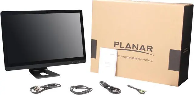 Alt view image 8 of 8 - PLANAR 27" 60 Hz IPS WQHD LCD Monitor IPS 6.50 ms D-Sub, DVI, HDMI, DisplayPort 997-7145-00 PXL2790MW (997-7145-00)