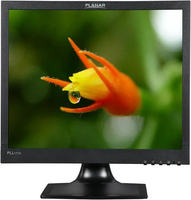 Alt view image 2 of 8 - PLANAR PLL1710 Black 17" 5ms LED Backlight LCD Monitor250 cd/m2 1,000:1
