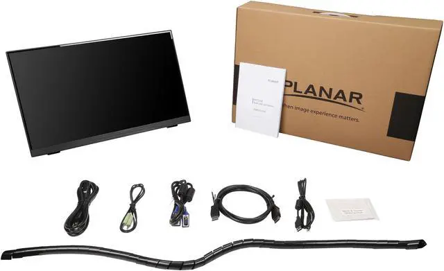 Alt view image 9 of 8 - Planar PCT2235 22" (Actual size 21.5") Full HD 1920 x 1080 DisplayPort HDMI VGA USB Built-in Speakers Frameless Edge-Lit LED Projected Capacitive LCD Touchscreen Monitor