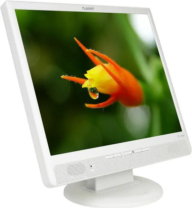 Alt view image 3 of 8 - PLANAR 17" Active Matrix, TFT LCD LCD Monitor D-Sub PL-Series PL1700M-WH